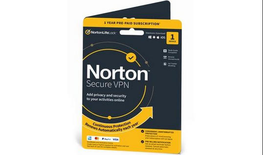 Norton Secure VPN 1 Device 1 Year Key EUROPE